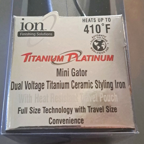 ion Finishings Solutions..mini gator Ceramic Styling Iron - Picture 2 of 6